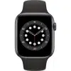 Apple Watch Series 6 GPS 44mm – Vỏ Nhôm, Dây Cao Su Đen – Chính Hãng
