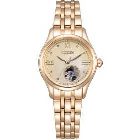 ĐỒNG HỒ CITIZEN NỮ - AUTOMATIC - LỘ MÁY - KÍNH SAPPHIRE - PR1043 80P